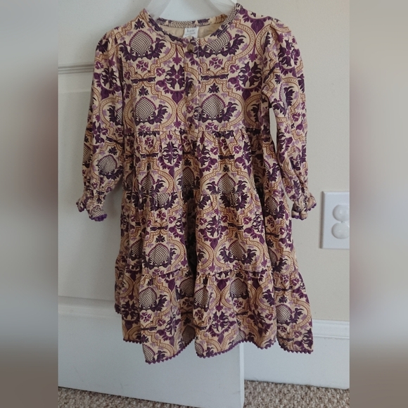 Kate Quinn Folk Floral Prairie Dress SIZE 3T - Picture 1 of 13